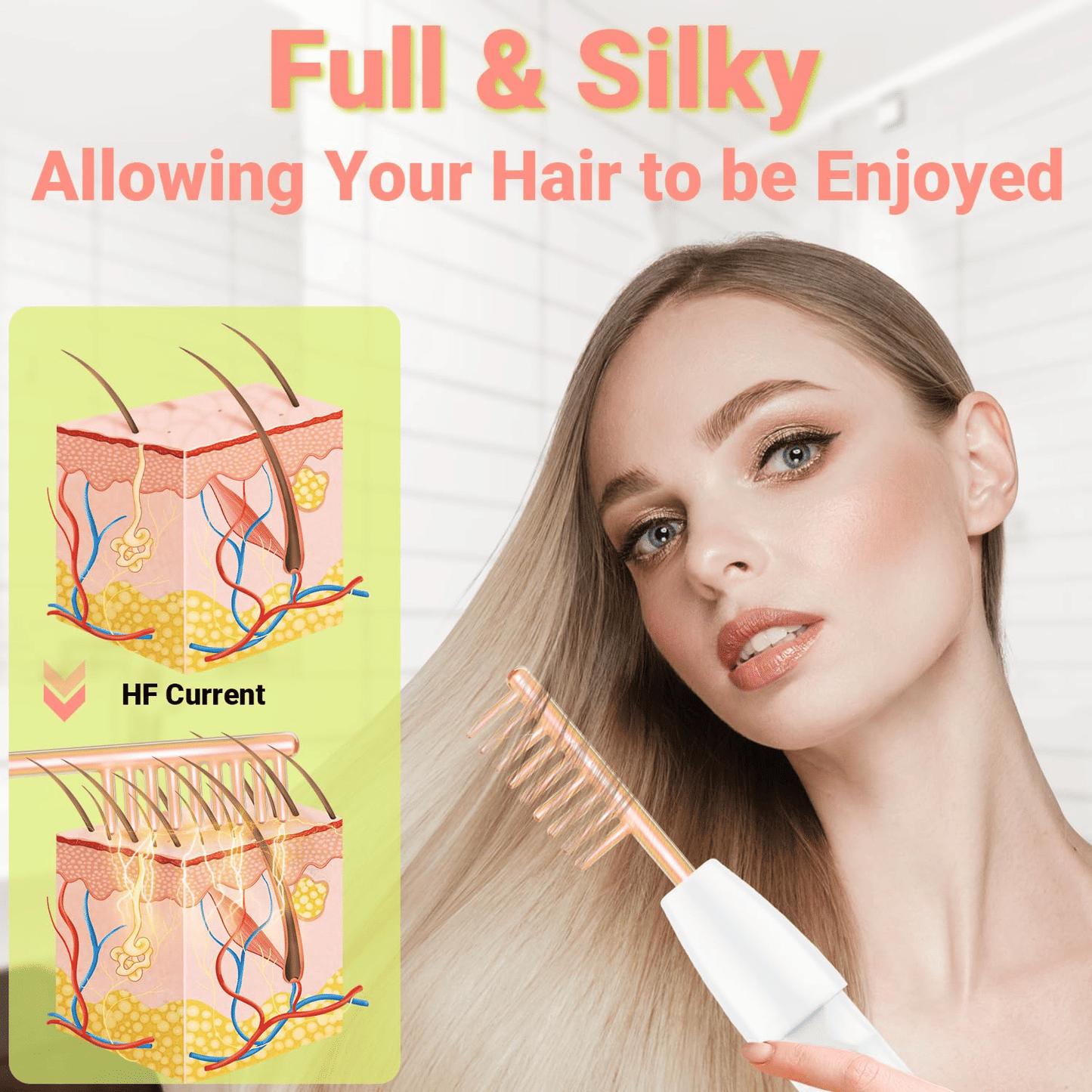 4-in-1 High Frequency Facial Wand for Skin Rejuvenation – Portable Anti-Aging Beauty Device for Wrinkle Reduction, Firming, Dark Circle & Acne Care.