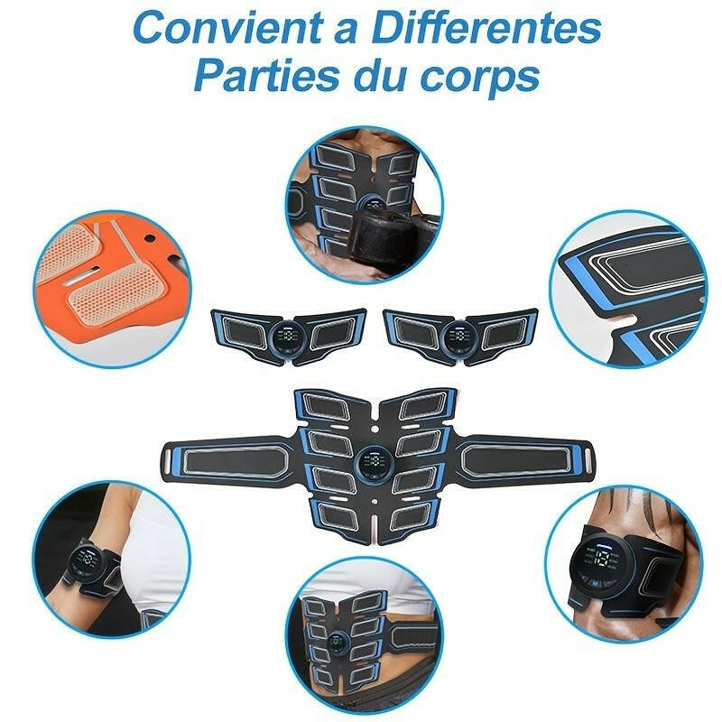 EMS Fitness Apparatus Set – . Abdominal & Upper Arm Muscle Stimulator - GoTypical