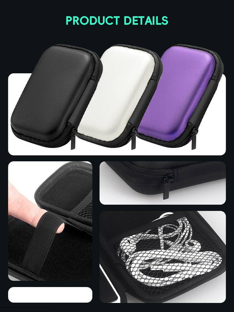 Game Console Bag – . EVA Hard Shell for R35S/R36S | Black, Purple, White - GoTypical