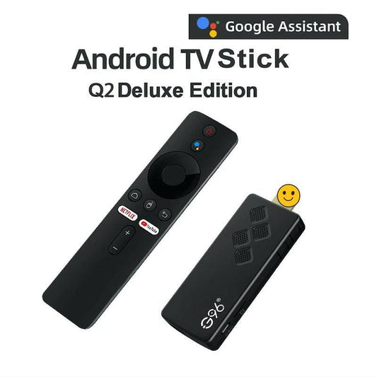 . Q2 TV Stick – 4K HD Streaming Device with Dual Band WiFi & Bluetooth Voice - GoTypical
