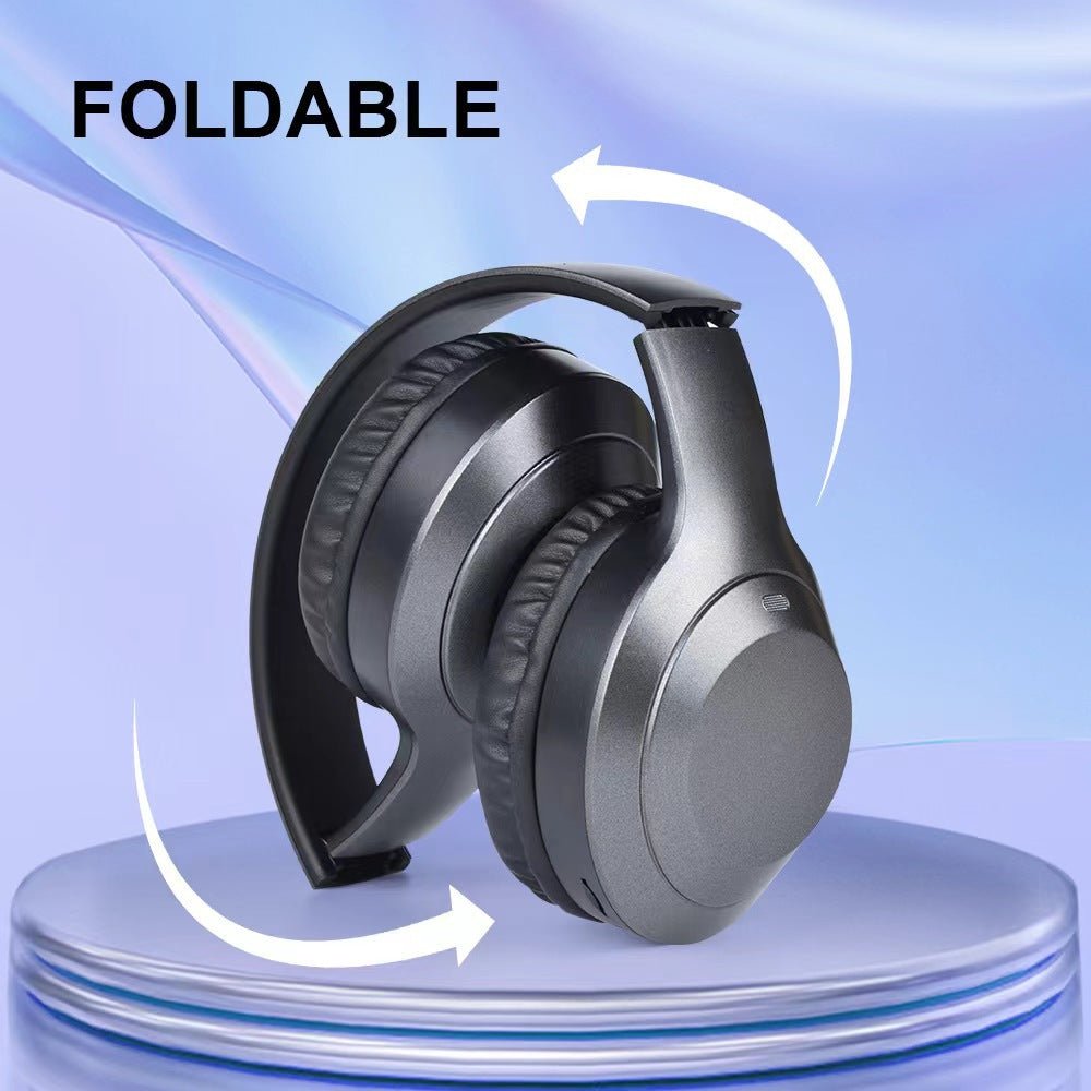 Head mounted wireless Bluetooth earphones for gaming, esports, 3D card insertion, foldable computer earphones, universal - GoTypical