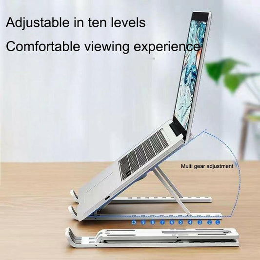 . Adjustable Laptop Stand – Folding Cooling Base, Portable - GoTypical