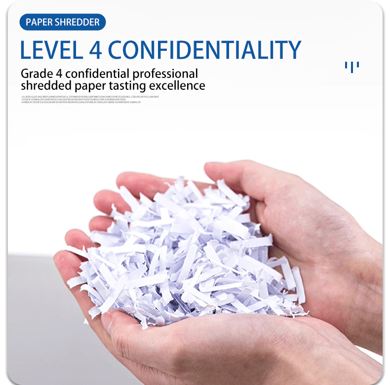 Large Capacity Heavy Duty Document Shredder 19 - Sheet Cross - Cut Paper/Credit Card Shredder with 7.93 Gallon Pullout Wastebasket & 4 Castor - GoTypical