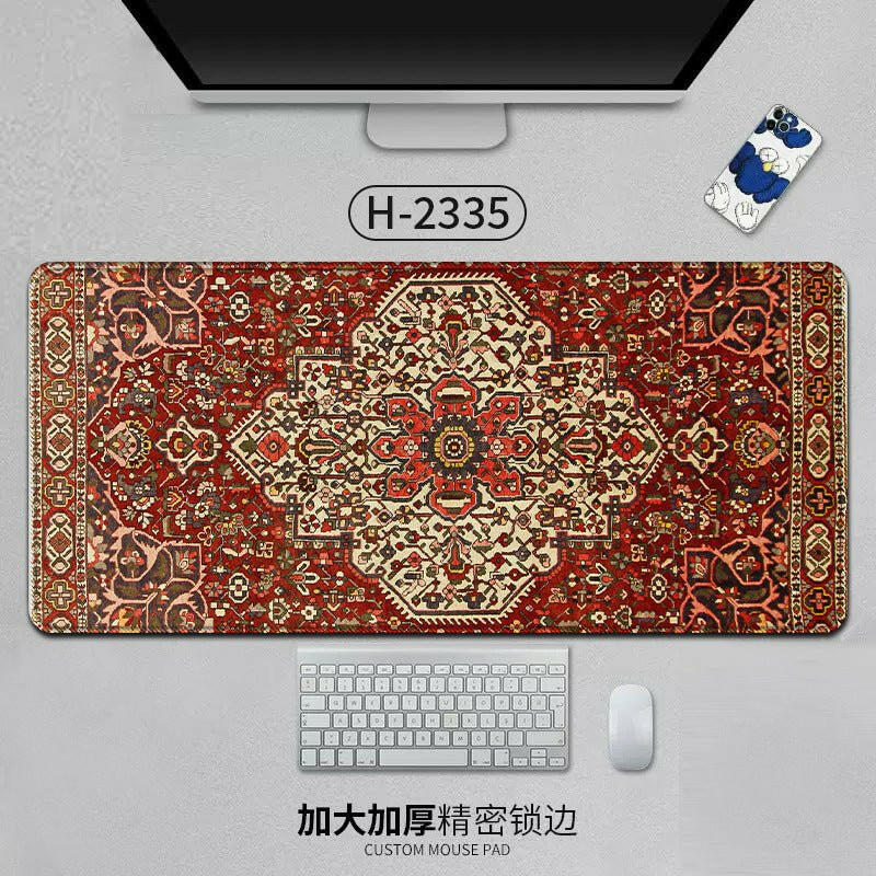 . Large Persian Mouse Pad – Natural Rubber Anti-Slip Desk Mat - GoTypical