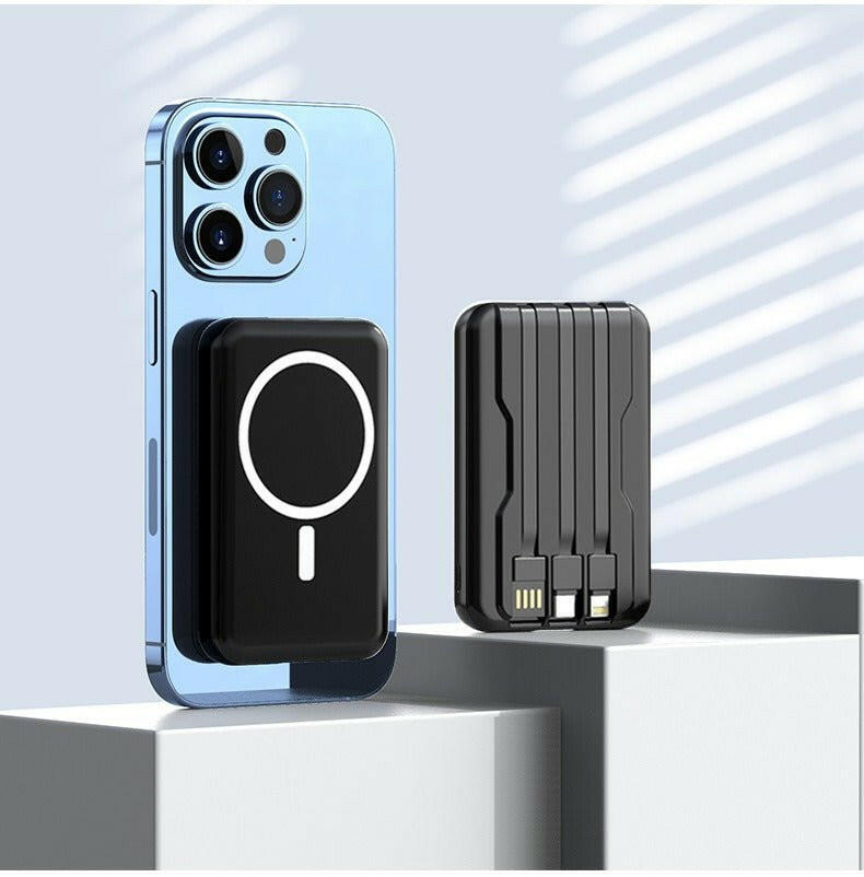 MagSafe Magnetic Wireless Power Bank – 10000mAh Compact Fast Charger iPhone - GoTypical