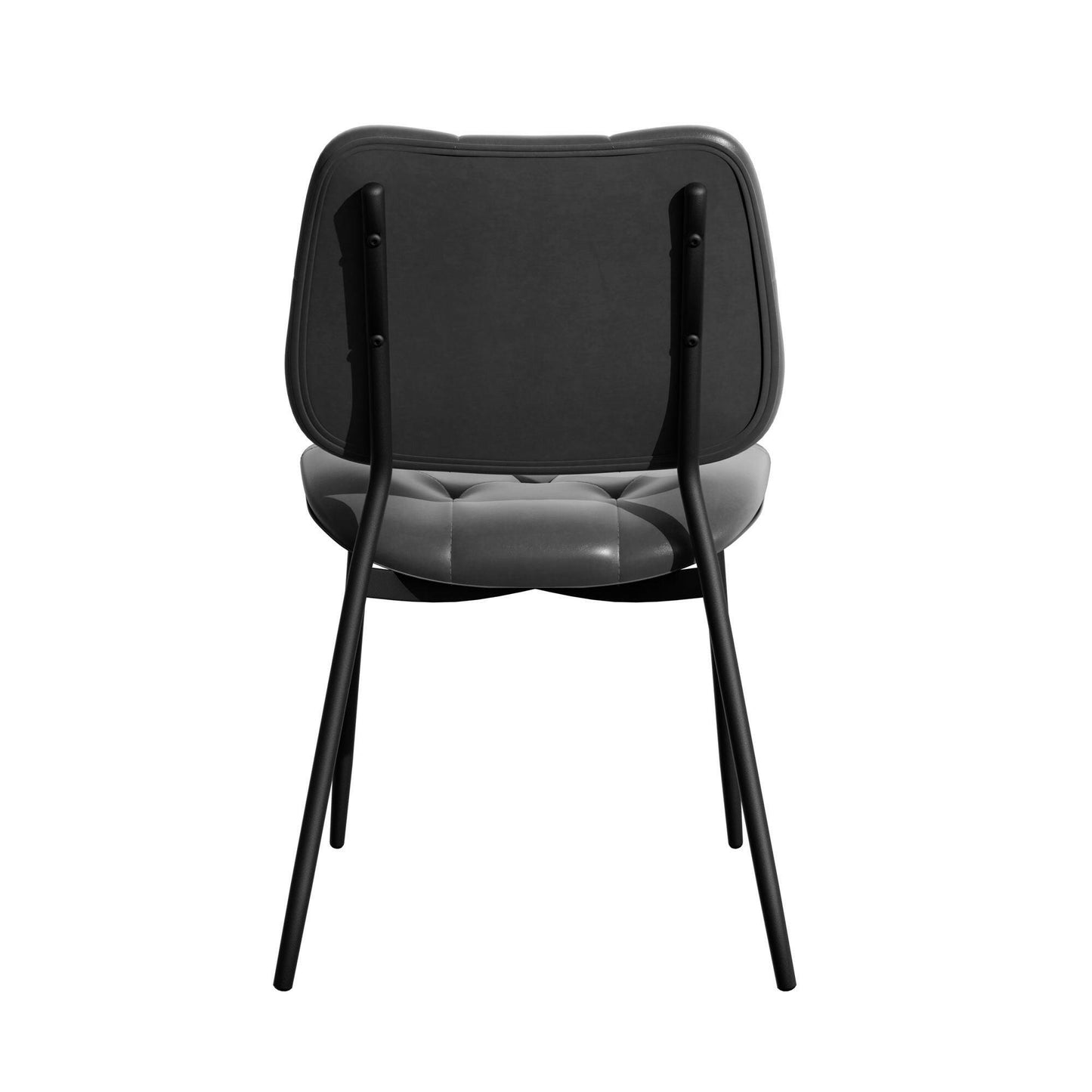 Modern Faux Leather Dining Chair - Ergonomic Design - GoTypical