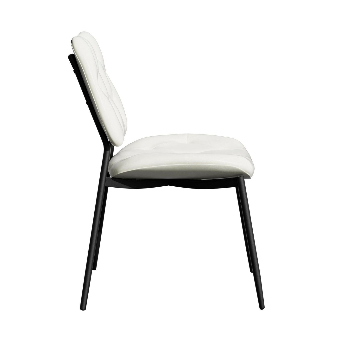 Modern Faux Leather Dining Chair - Ergonomic Design - GoTypical
