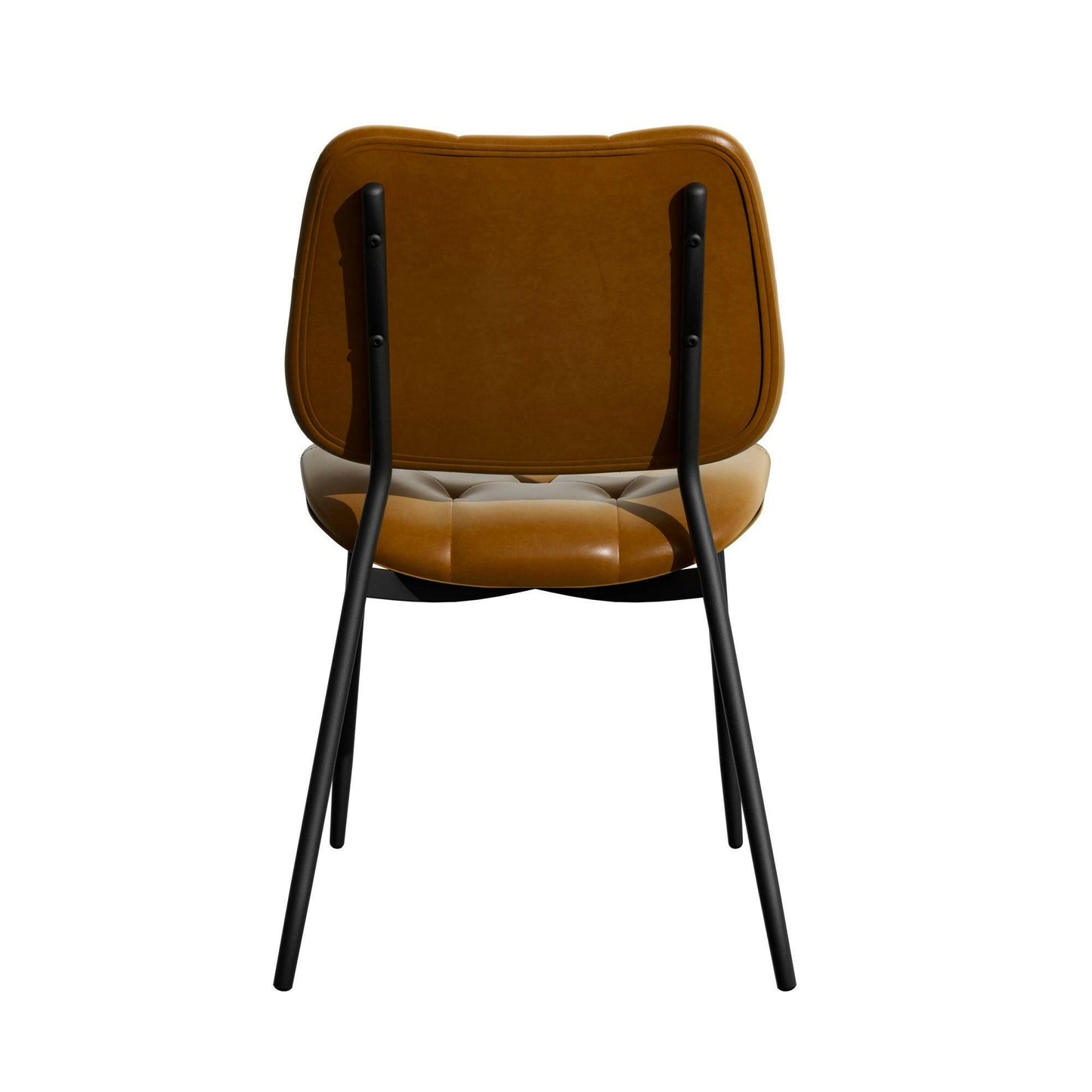 Modern Faux Leather Dining Chair - Ergonomic Design - GoTypical