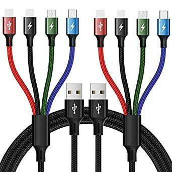 . 4-in-1 Fast Charging Cable – Nylon Braided Aluminum Alloy - GoTypical