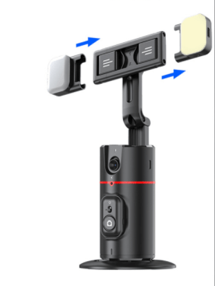 P02 Auto Face Tracking Stand 360 Rotation Phone Holder Desktop Tracking Gimbal Stabilizer Tripod for Live Vlogging Video - GoTypical