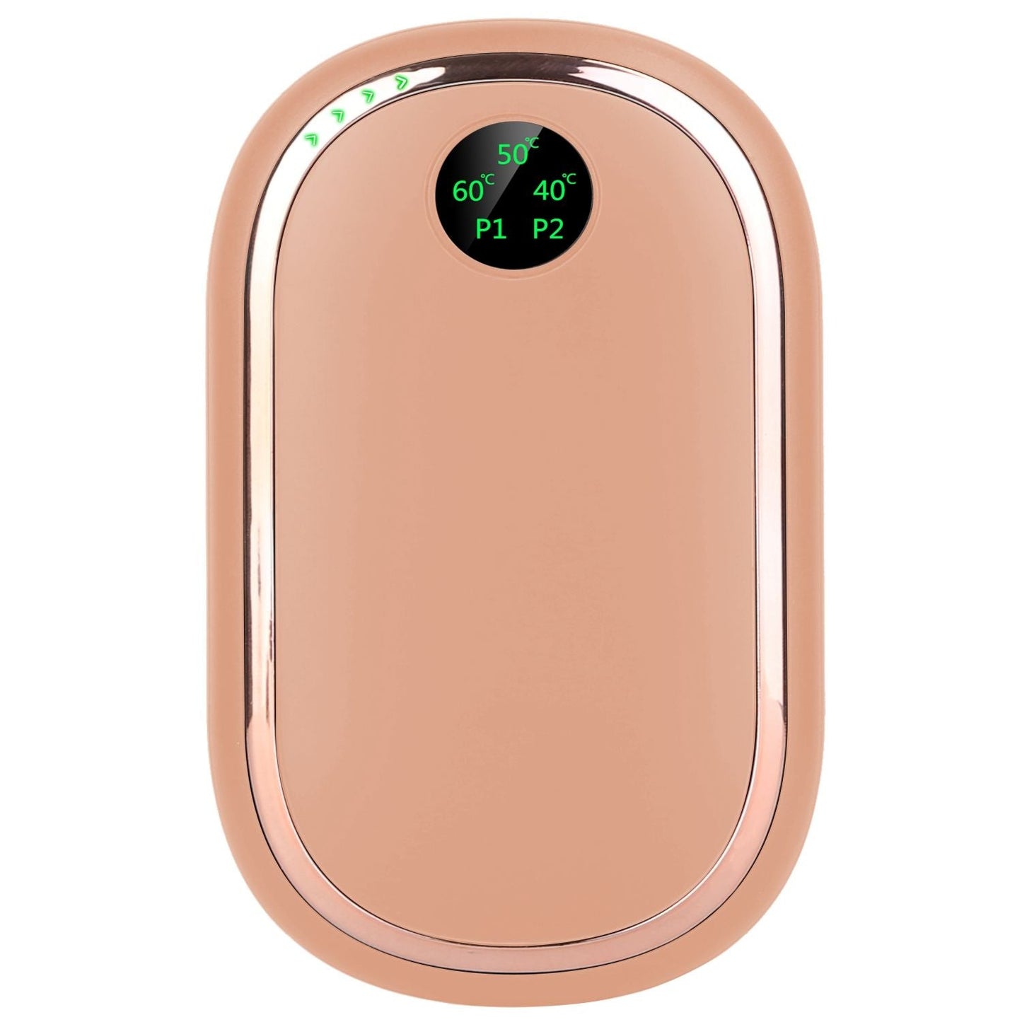 Rechargeable Hand Warmer Electric Hand Heater Portable Reusable Pocket Warmer Power Bank with Digital Display Sunset Light 3 Levels Double - sided Heating - GoTypical