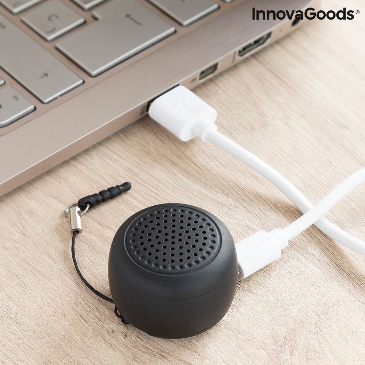 Rechargeable Portable Wireless Mini Speaker Miund InnovaGoods - GoTypical