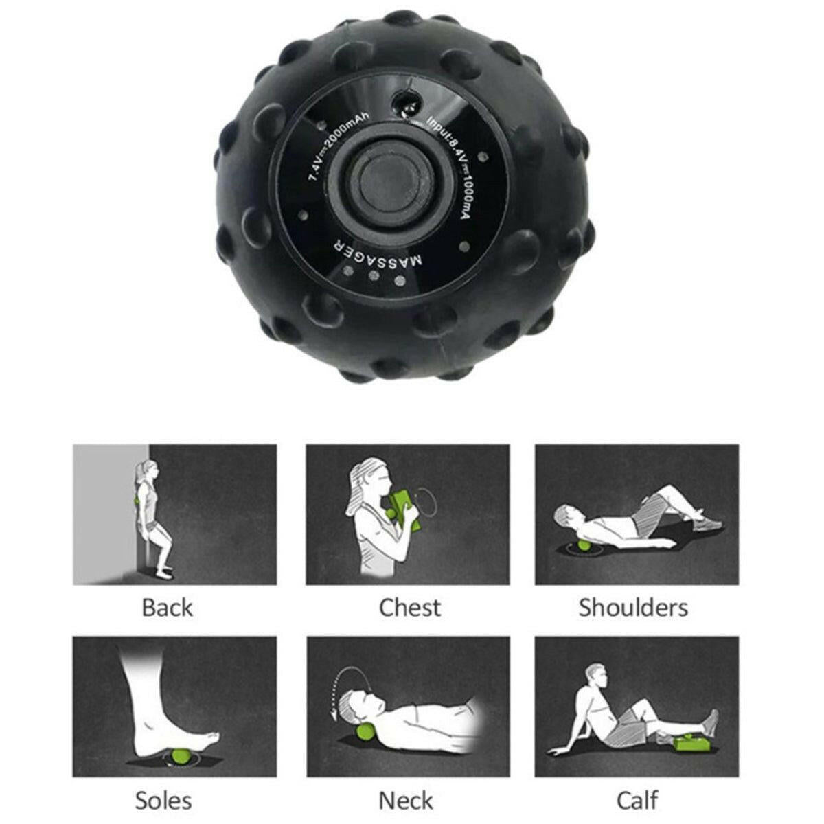 Rejuv Vibrating Massage Ball – Ergonomic Portable Deep Tissue Therapy - GoTypical