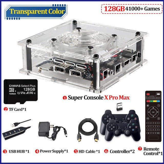 Retro mini video game console with dual systems of PSP/N64 for TV - GoTypical