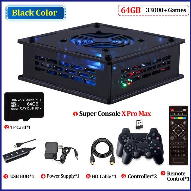 Retro mini video game console with dual systems of PSP/N64 for TV - GoTypical
