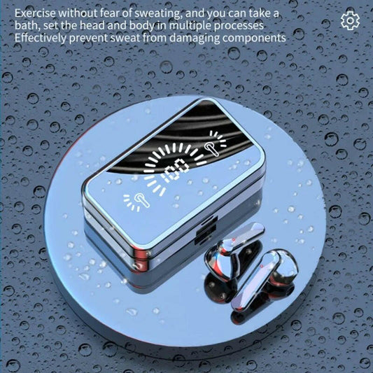 . S20 Wireless Bluetooth Headset – Noise Cancelling LED Earbuds - GoTypical