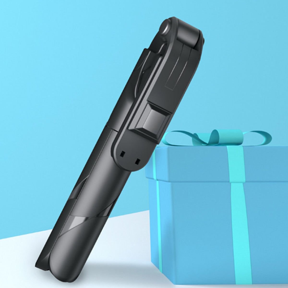 Self Video Portrait Soft Halo Light Stand With Dual LED Light And Bluetooth Remote - GoTypical