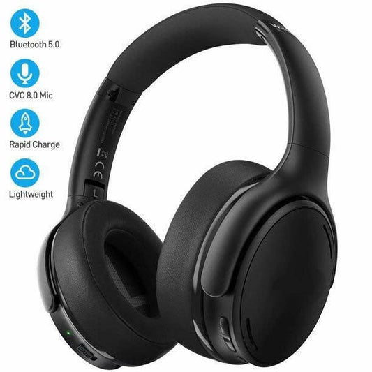 Serenity Noise Cancellation Bluetooth Headphones – Comfortable Padded 35H Battery - GoTypical