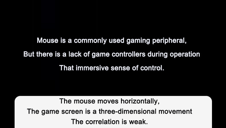 Shooting Game Mouse Gun style Vertical Handle Grip Trigger Features Pistol Vertical Dedicated Wired Peripheral - GoTypical