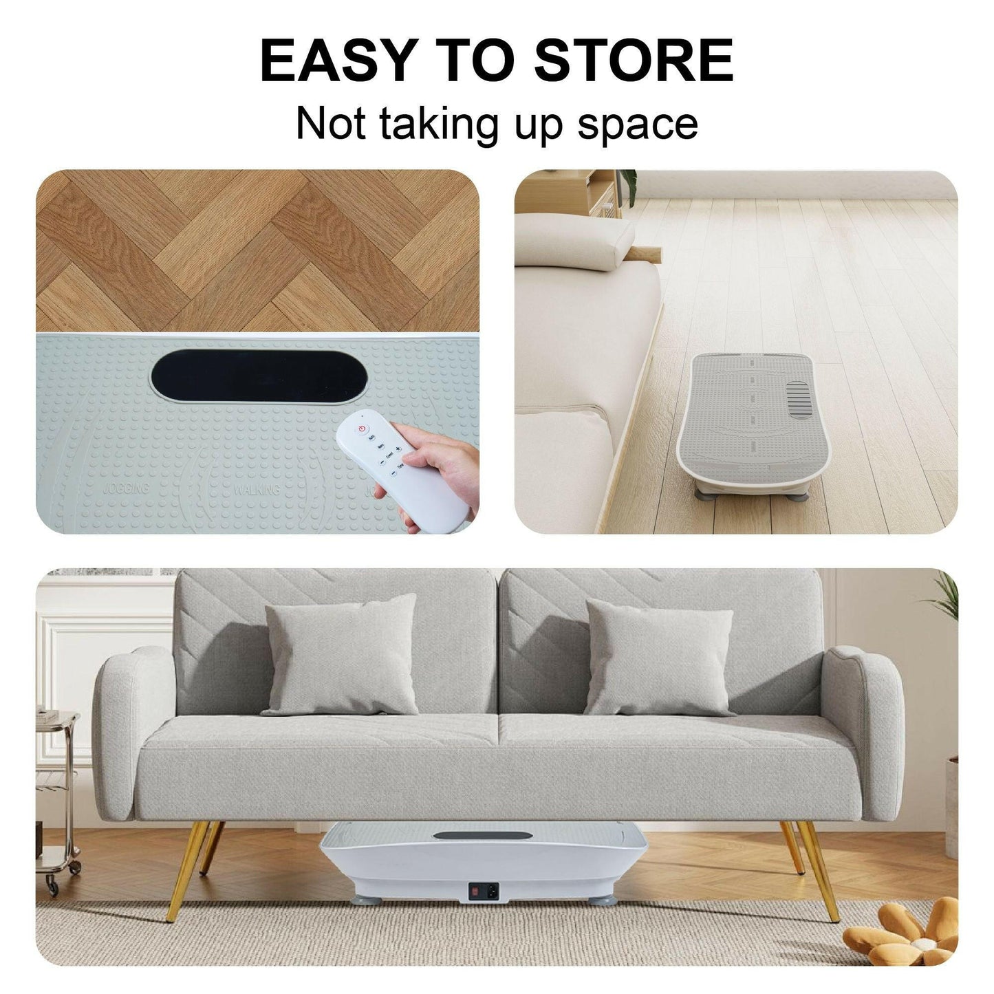 Silent Vibration Platform – 10-Frequency Fitness Massage Machine Whole Body - GoTypical