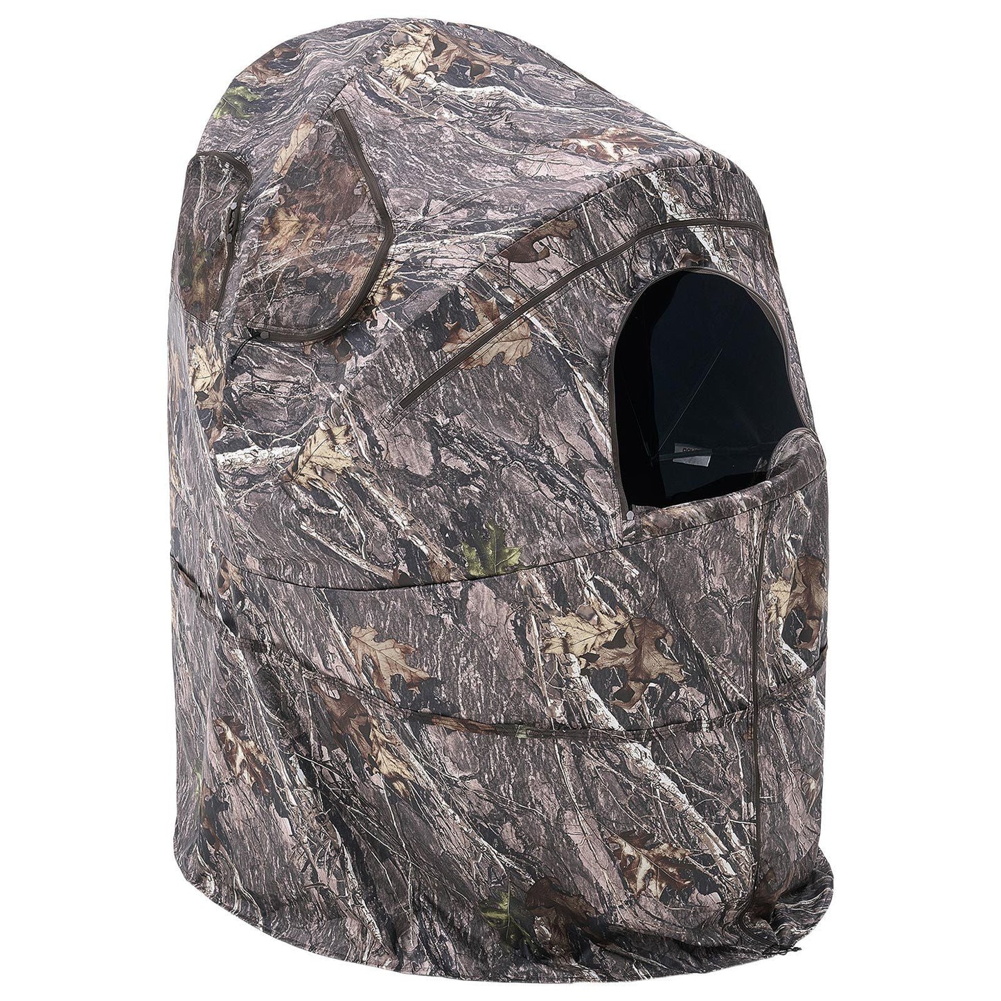 Single Person Portable Hunting Blind Ground Deer Duck Blind with Carrying Bag - GoTypical