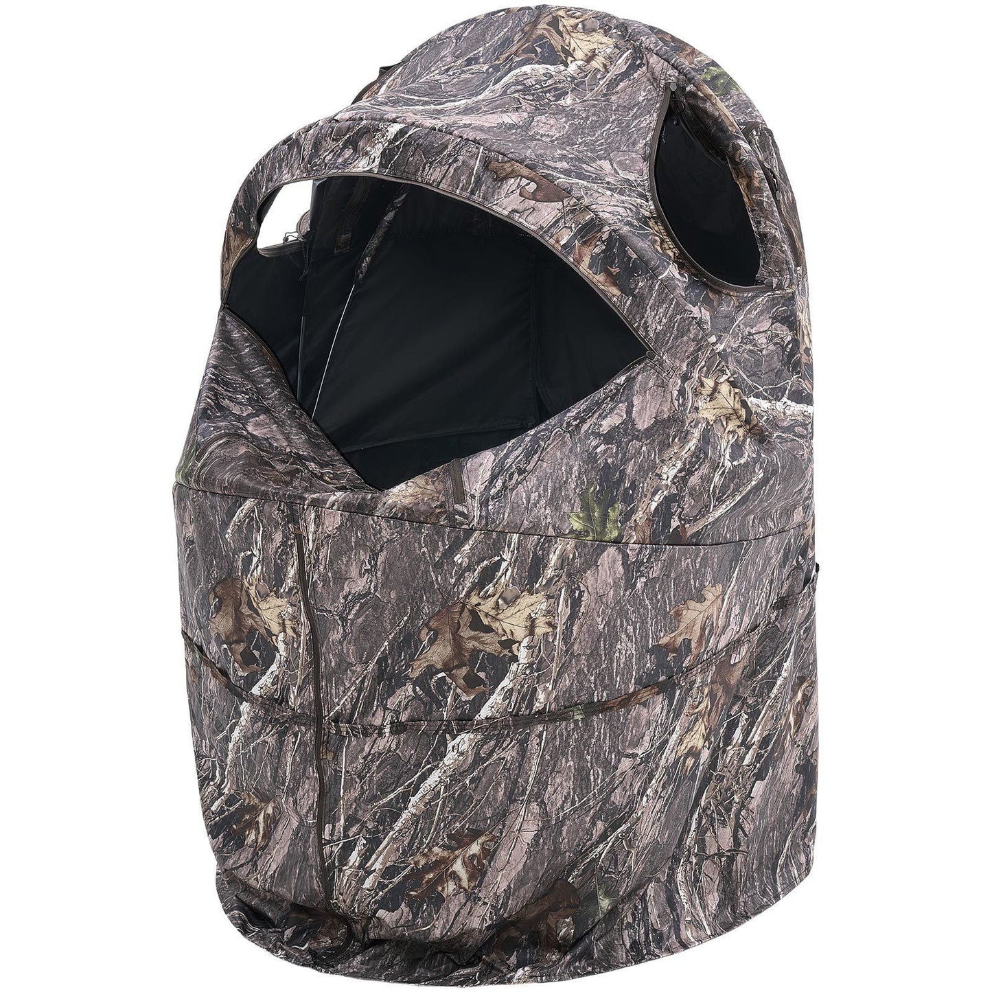 Single Person Portable Hunting Blind Ground Deer Duck Blind with Carrying Bag - GoTypical