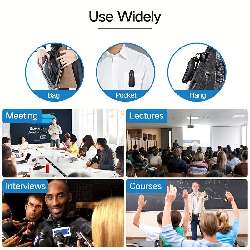 Small Body Cameras; 1080P Full HD Mini Camera Body Wear Camera; Bike Cameras Cycling Video Recorder; Portable Pocket Body Cams With Back Clip; Video & Audio Recording; Motion Activated - GoTypical