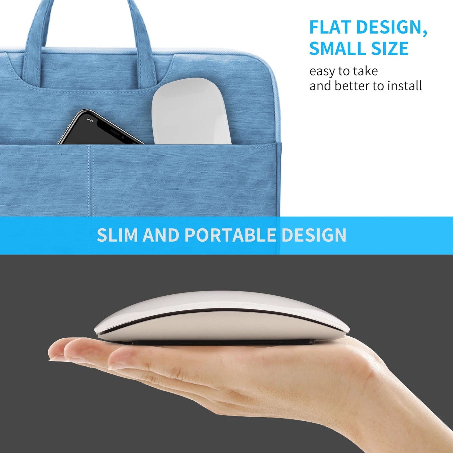 Suitable for MacBook MAC computers iPad magic mouse touch charging Bluetooth mouse - GoTypical
