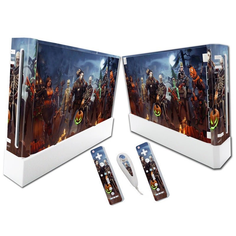Suitable for WII stickers wii console cartoon protective film Spider - Man Fortress Night multiple styles without leaving glue - GoTypical