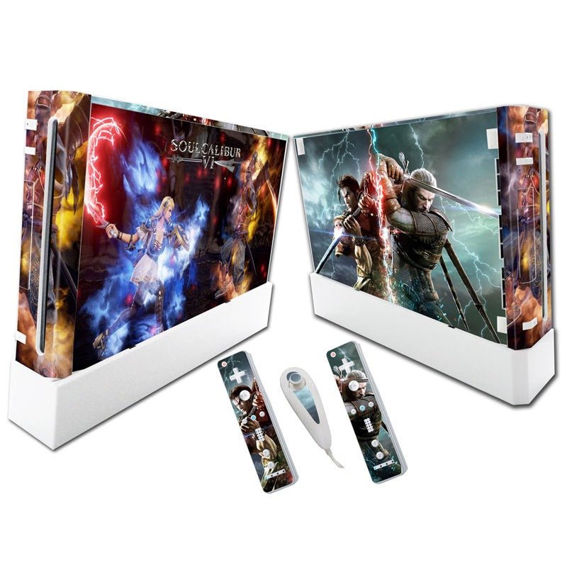 Suitable for WII stickers wii console cartoon protective film Spider - Man Fortress Night multiple styles without leaving glue - GoTypical