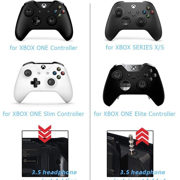 Suitable for Xbox One series game controllers wireless keyboard Xbox Series S/X input keyboard with joystick - GoTypical