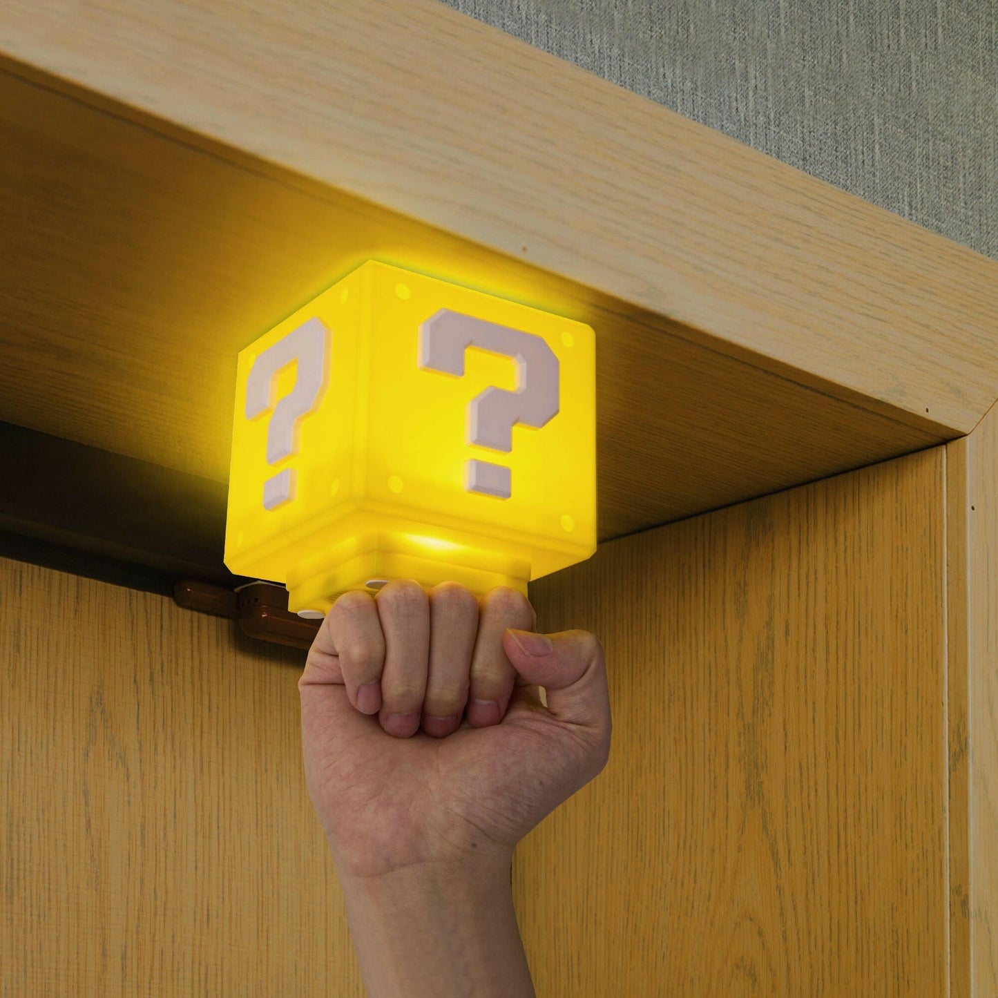 Super Mario Night Light with Sound Effects, Block Night Light,Bedside Lamp, Desklamp for Kids and Fans, Birthday Gift, Holiday Gift - GoTypical