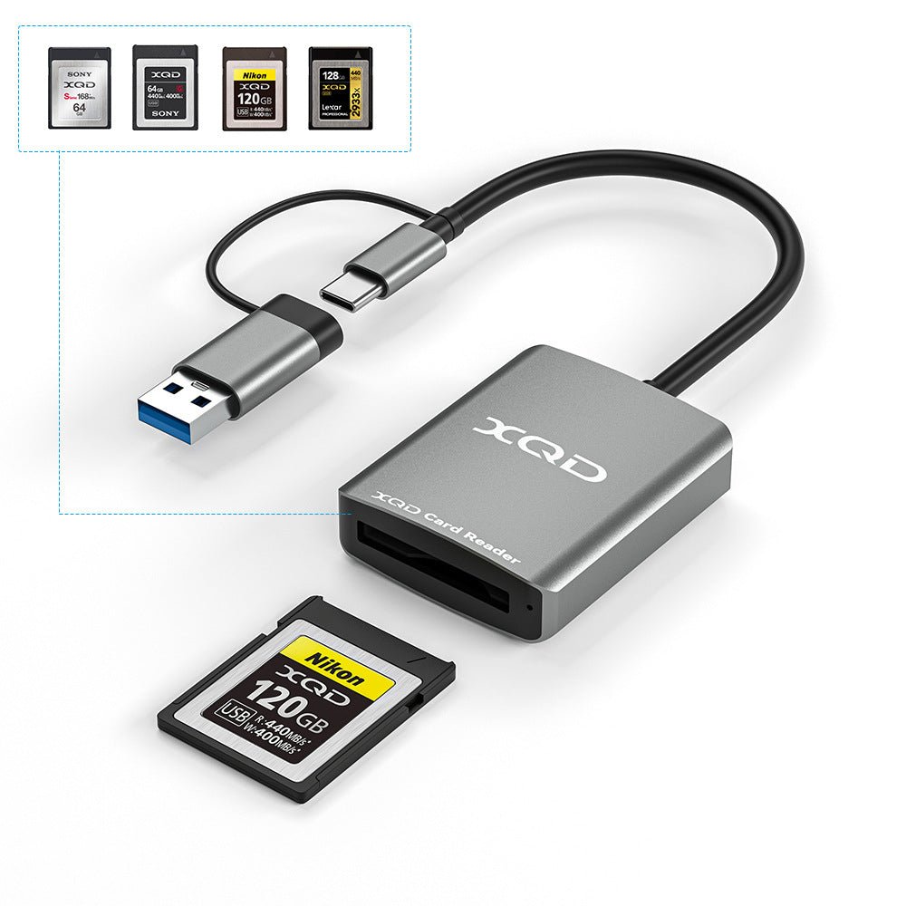 Type - C to XQD card USB 3.0 high - speed card reader compatible with M/G camera storage card reader - GoTypical