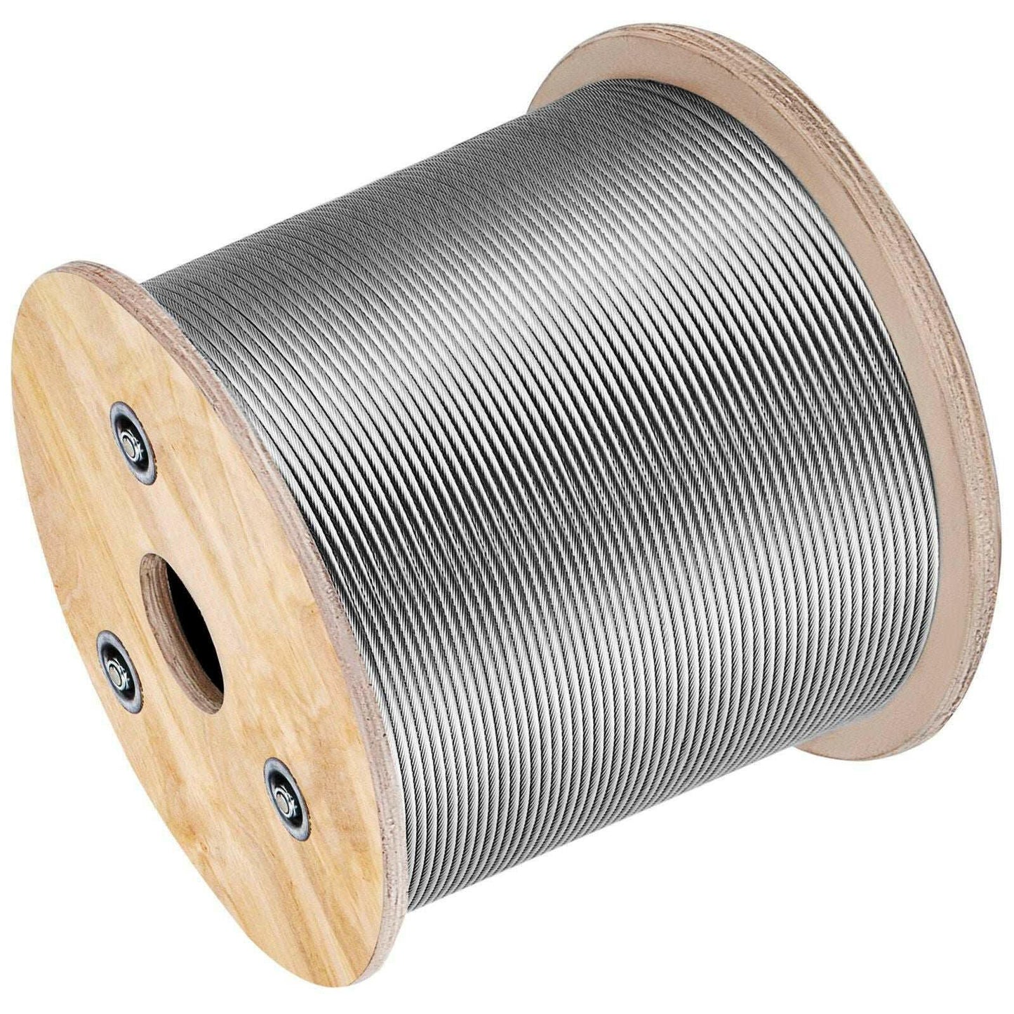 VEVOR 1/8" Stainless Steel Wire Rope – 7x7 Strand, 500ft Marine Grade - GoTypical