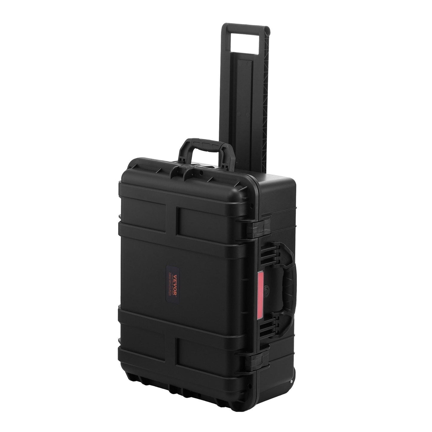 VEVOR Weatherproof Hard Case, Heavy Duty Protective Dry Box Case with Pre - Cut Foam, Wheels & Retractable Pull Handles for Travel, Hunt, Military, Tactical, IP67 Waterproof Case for Cameras(57x45x28) - GoTypical