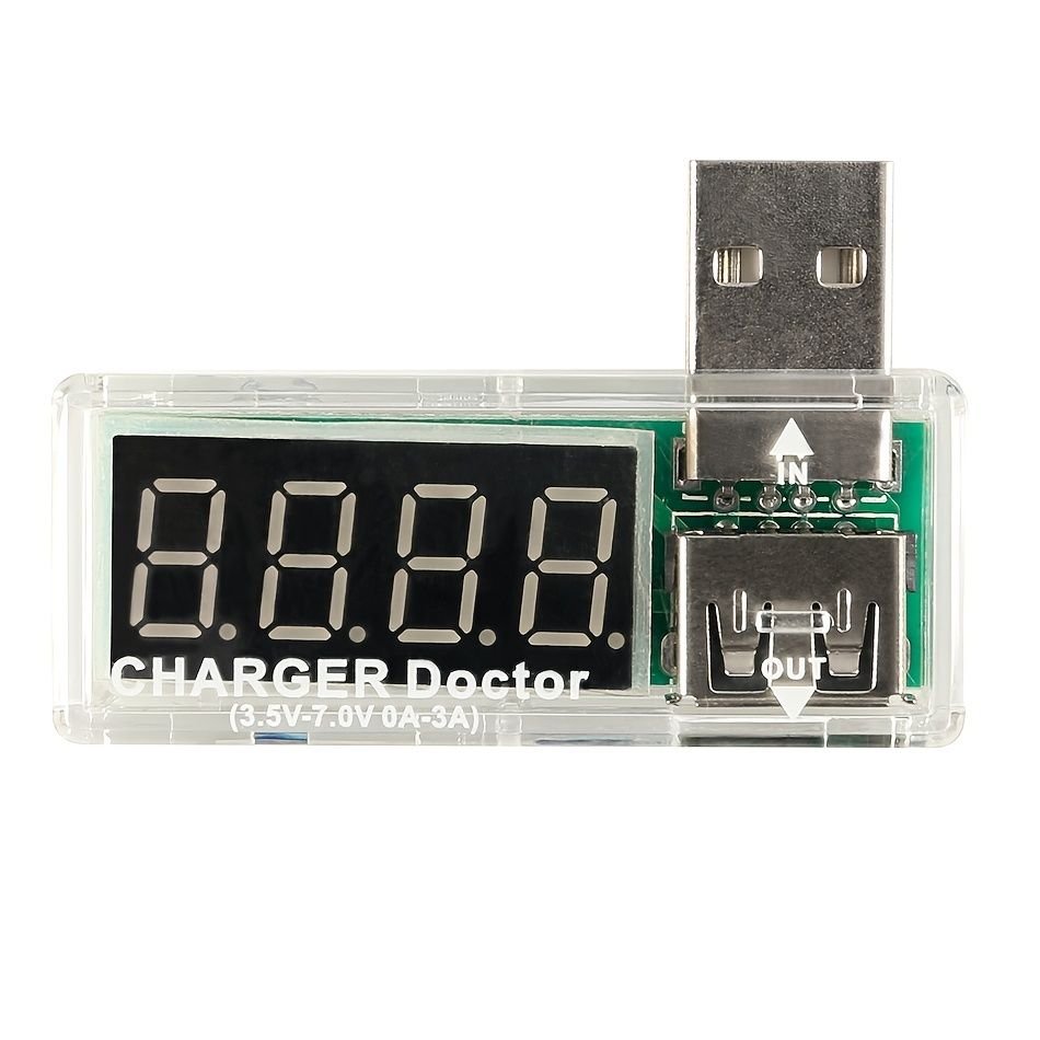 Voltmeter Smart Electronics Digital USB Mobile Power Charging Current Voltage Tester; Meter USB Charger Doctor Voltmeter Ammeter - GoTypical
