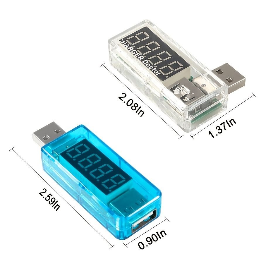 Voltmeter Smart Electronics Digital USB Mobile Power Charging Current Voltage Tester; Meter USB Charger Doctor Voltmeter Ammeter - GoTypical