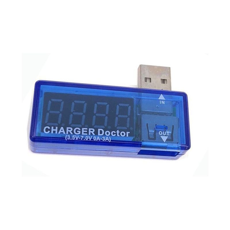 Voltmeter Smart Electronics Digital USB Mobile Power Charging Current Voltage Tester; Meter USB Charger Doctor Voltmeter Ammeter - GoTypical