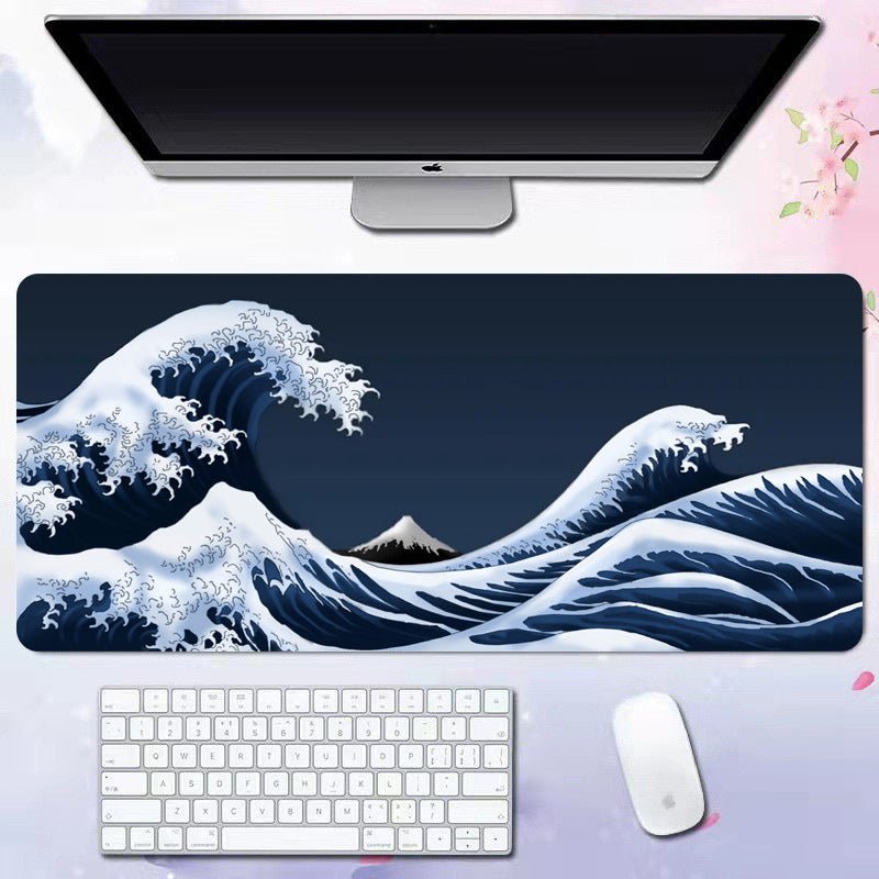 Wave mouse pad advertising game keyboard pad desk pad - GoTypical