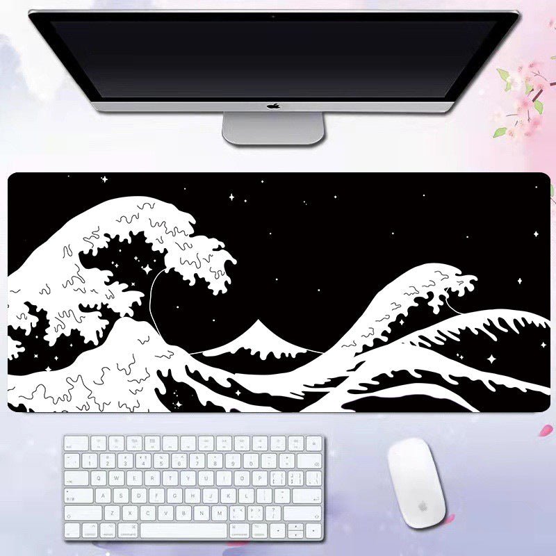 Wave mouse pad advertising game keyboard pad desk pad - GoTypical