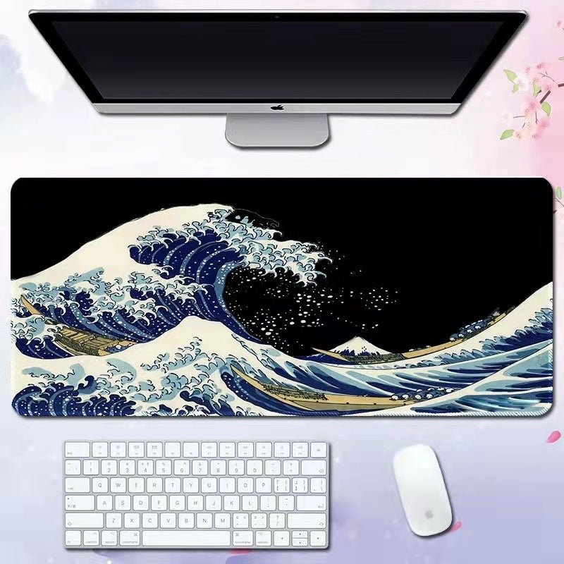 Wave mouse pad advertising game keyboard pad desk pad - GoTypical