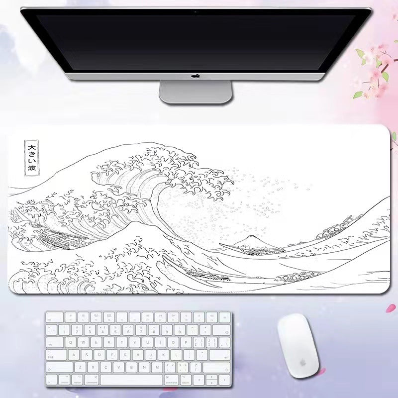 Wave mouse pad advertising game keyboard pad desk pad - GoTypical
