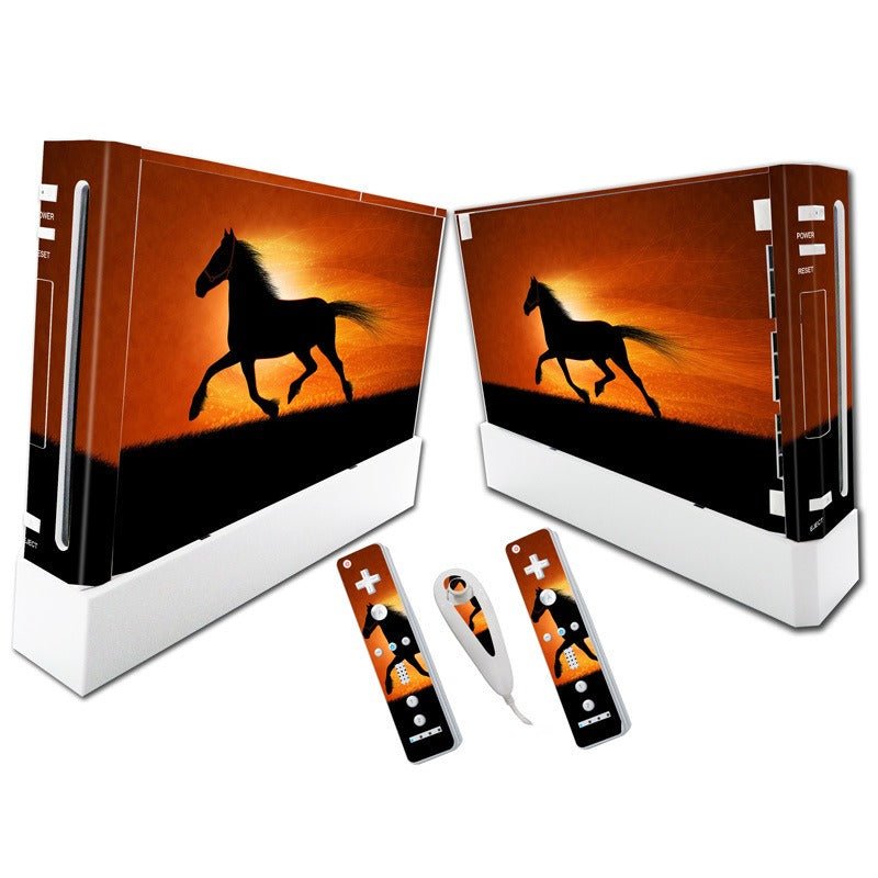 WII game console full body sticker controller film protective film fashionable sticker Skin Sticker - GoTypical