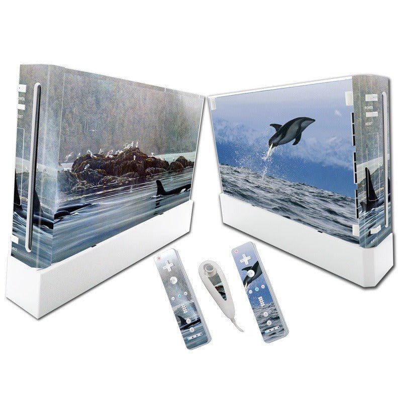 WII game console full body sticker controller film protective film fashionable sticker Skin Sticker - GoTypical