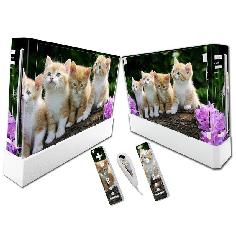 WII game console full body sticker controller film protective film fashionable sticker Skin Sticker - GoTypical