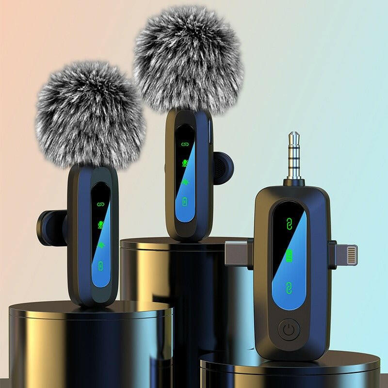 . Wireless Lavalier Microphone J3 – Bluetooth 5.1 Noise Reduction - GoTypical