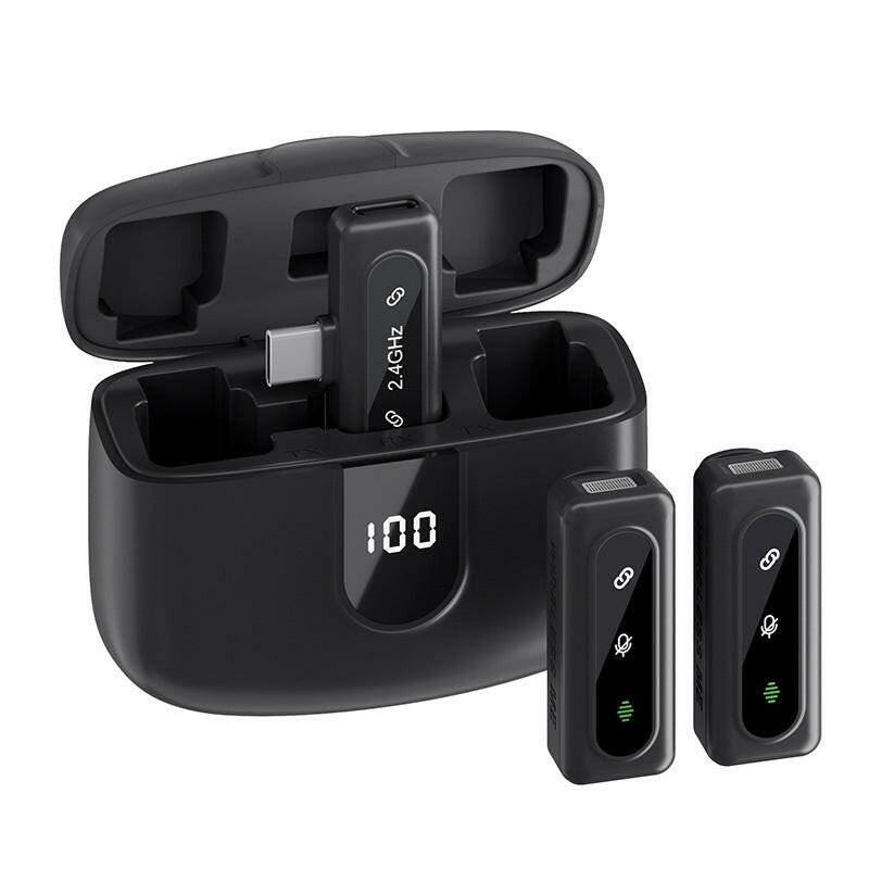 Wireless Lavalier Microphone J50 – . Digital Display Noise Reduction - GoTypical