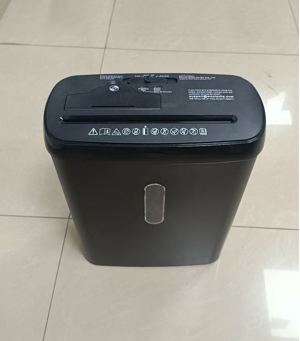 Woolsche Home Office Paper Shredder - 10 - Sheet Strip Cut with 3.17 - Gallon Basket - P - 2 Security Level - CD & Credit Card Shredder - Durable & Fast - Jam Proof System - ETL Certified - GoTypical