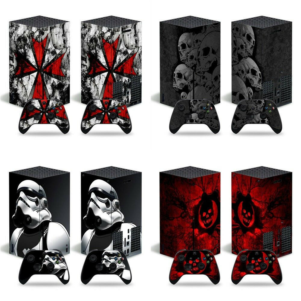 Xbox Series X Stickers – Pain Machine Colorful Vinyl Skin Set - GoTypical