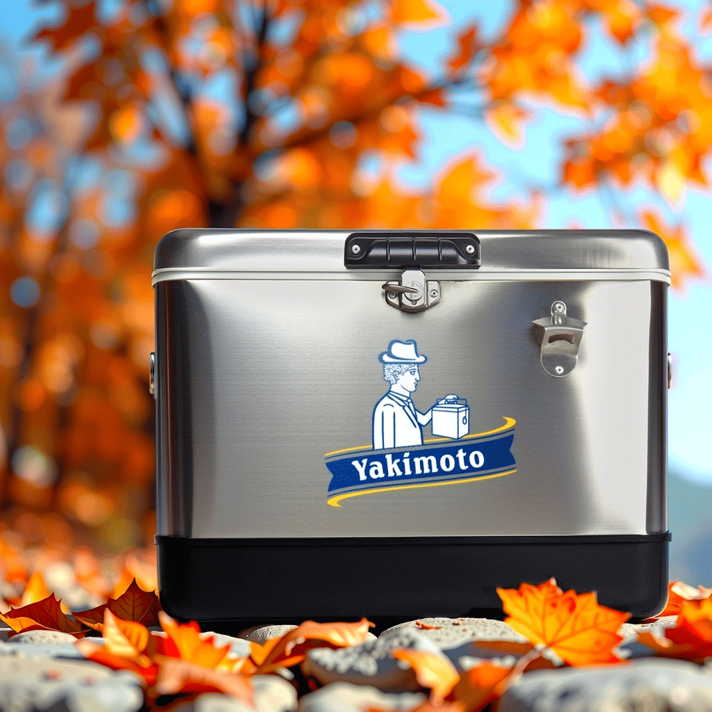 Yakimoto Ice Chest Beverage Beer Cooler Box With Bottle Opener, 51L/54Qt Stainless Steel Portable Insulated Ice Bucket, Sturdy And Leak - proof, For Camping, Beach, Picnic, RV, BBQ, Picnic, Fishing - GoTypical